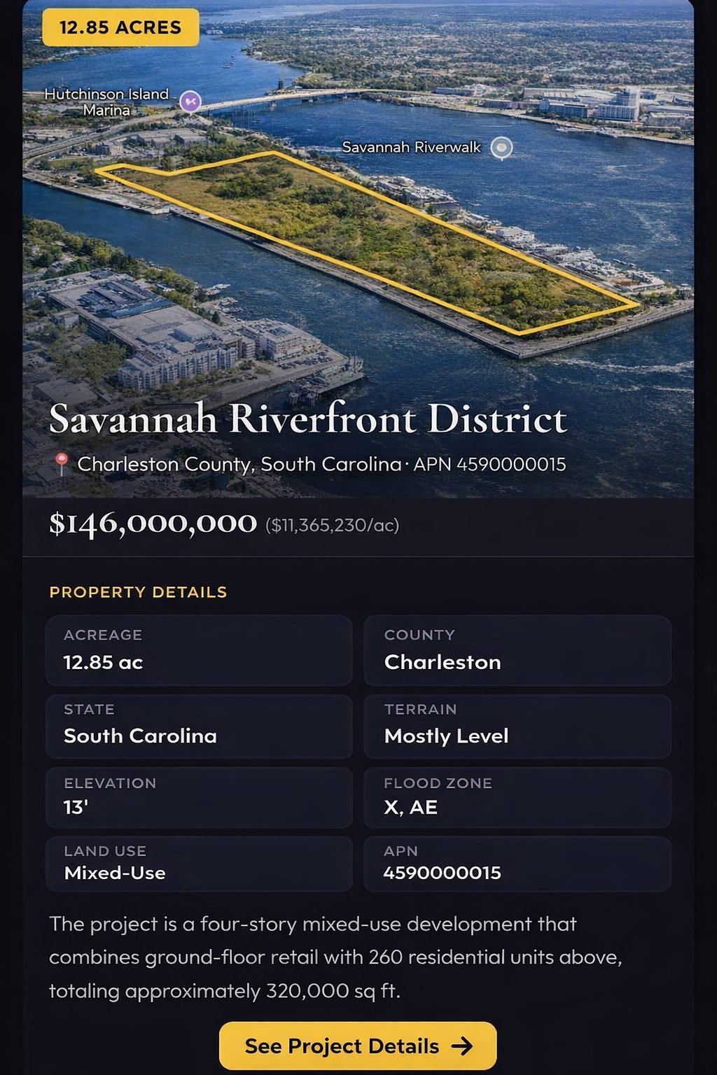 PropCard Mobile View