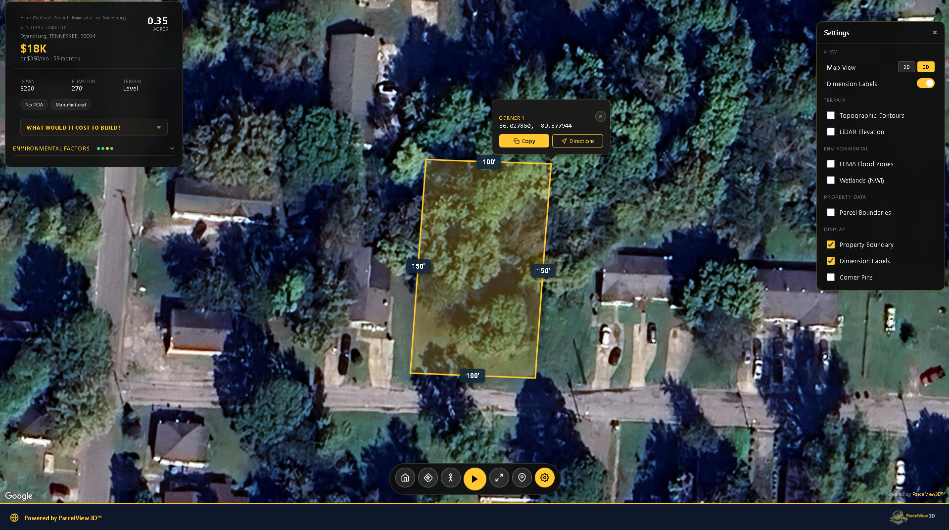 Four Corner GPS in ParcelView3D: A Step-by-Step Guide for Finding Property Boundaries