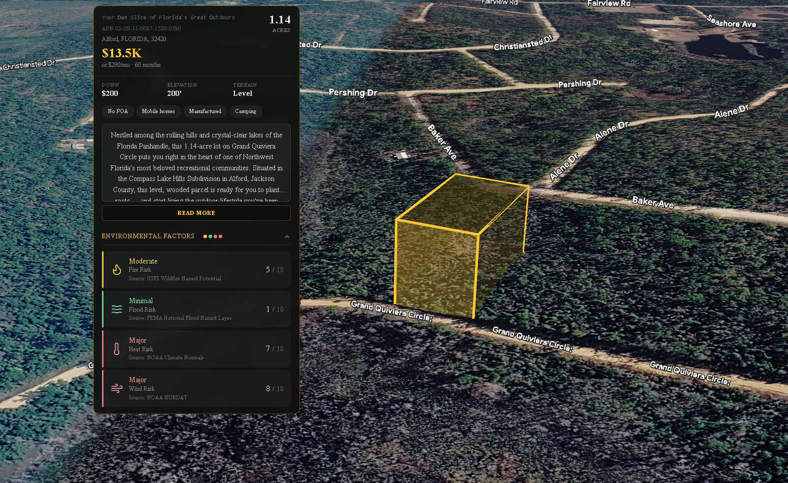Instant Environmental Factors Reports for Every Property with ParcelView3D