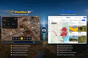 ParcelView3D vs Zillow: Which Platform Is Better for Vacant Land Research?