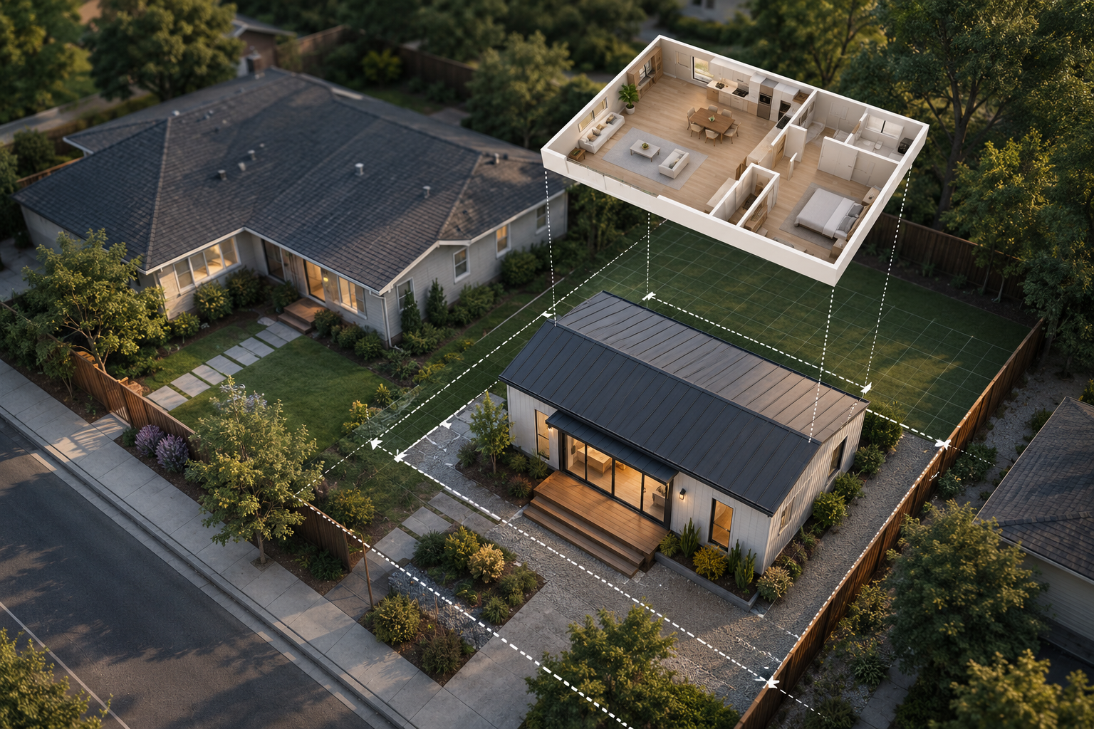 ADU Site Planning Made Easy: Drop Floor Plans, Check Setbacks, Export PDFs in ParcelView3D