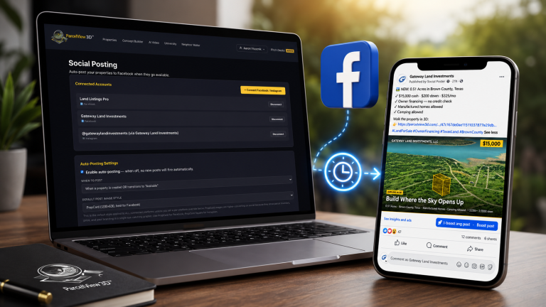 How to Automatically Post Land Listings to Facebook & Save Hours