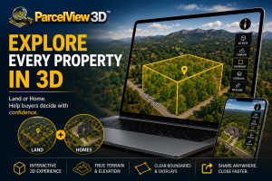Give Buyers More Than a Screenshot: Let Them Explore Your Land or Home in 3D
