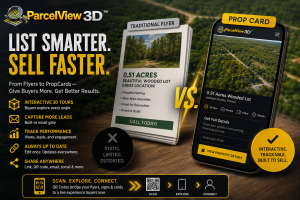 PropCards vs. Traditional Flyers: A Smarter Way to Put Your Land in a Buyer's Hands
