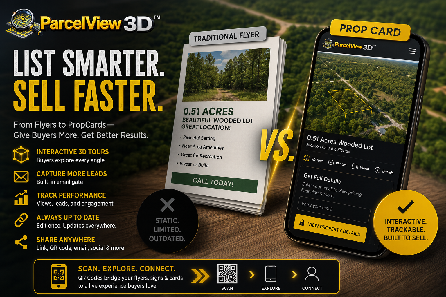 PropCards vs. Traditional Flyers: A Smarter Way to Put Your Land in a Buyer’s Hands